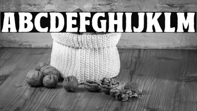 PensterBrossRoughDemo Font examples