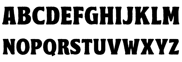 PensterBrossRoughDemo Font LOWERCASE