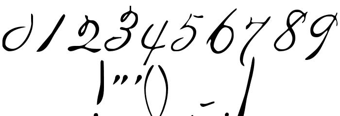 Penstyle Font OTHER CHARS