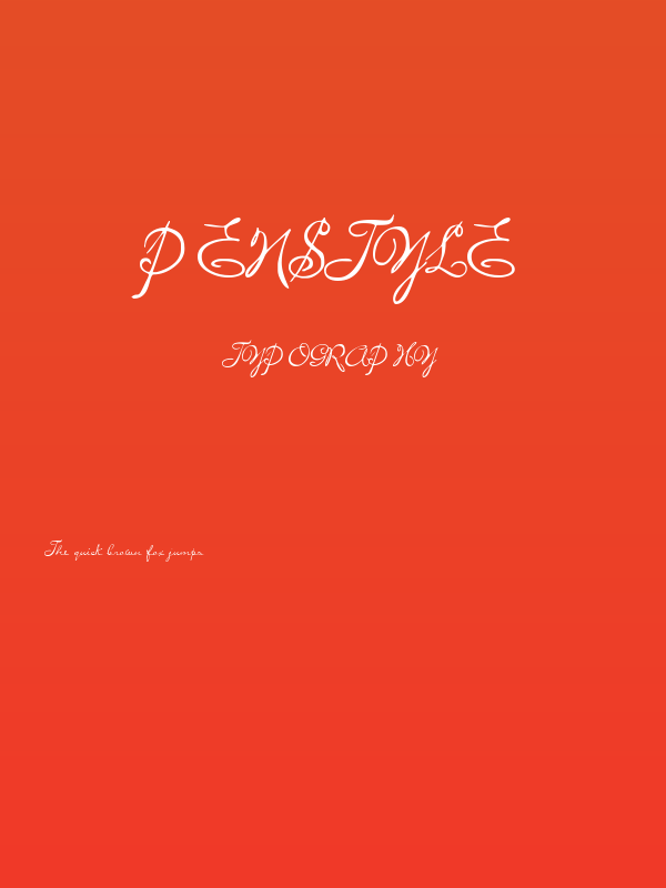 Penstyle Poster
