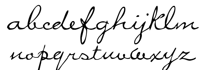 Penstyle Font LOWERCASE