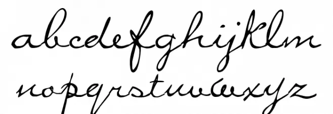 Penstyle फ़ॉन्ट लोअरकेस