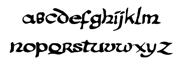 PentaGram s Aurra Regular Font LOWERCASE