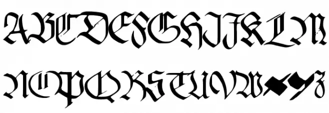 PentaGram s Callygraphy Regular Polices MAJUSCULES