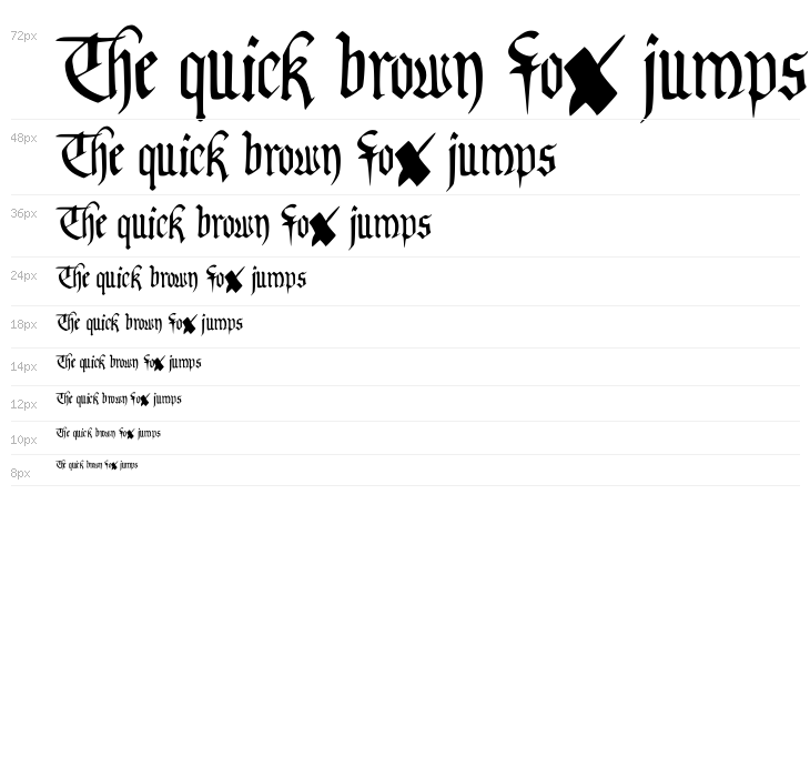 PentaGram s Callygraphy Regular Waterfall