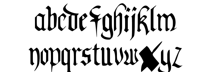 PentaGram s Callygraphy Regular Polices MINUSCULES