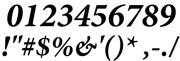 PentaGram s Gothika Bold Italic Schriftart Anderer Schreiben