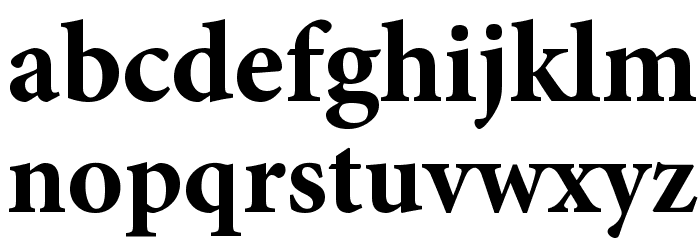 PentaGram s Gothika Bold Font LOWERCASE