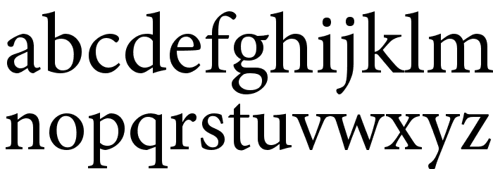 PentaGram s Gothika Regular Font LOWERCASE