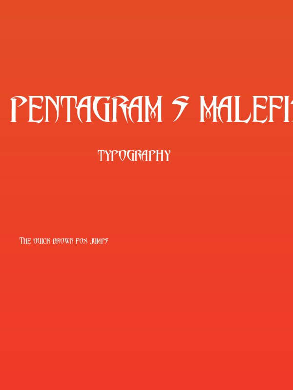 PentaGram s Malefissent Regular Poster