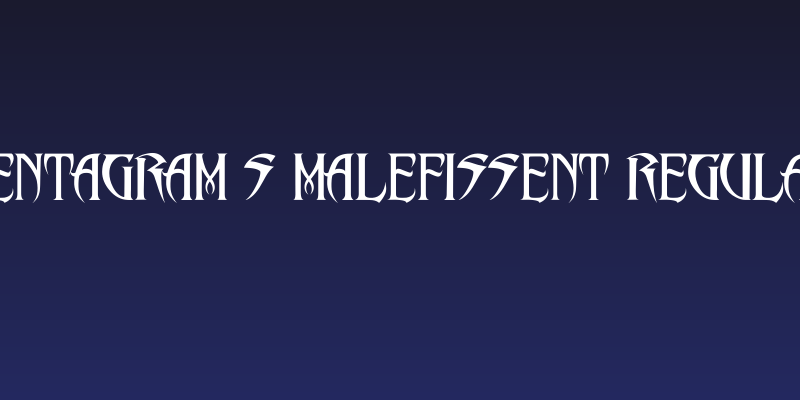 PentaGram s Malefissent Regular Social Header