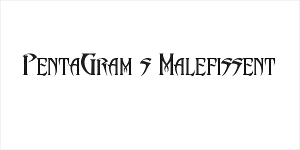 PentaGram s Malefissent Logo