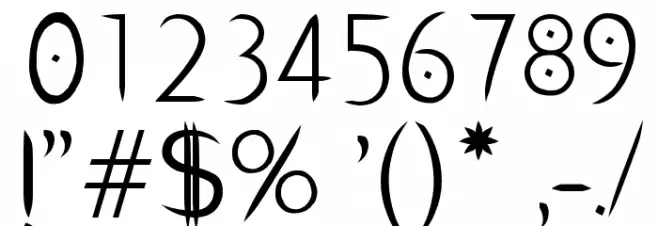 PentaGram s Salemica Eximius Regular Font OTHER CHARS