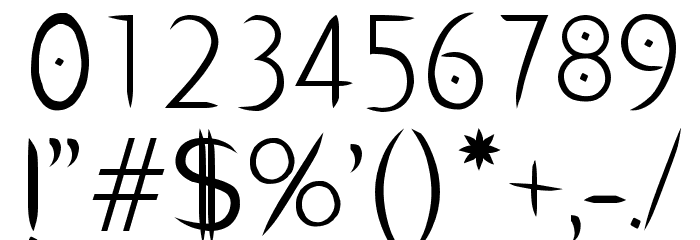 PentaGram s Salemica Eximius Regular Font OTHER CHARS