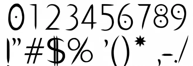 PentaGram s Salemica Regular Font OTHER CHARS