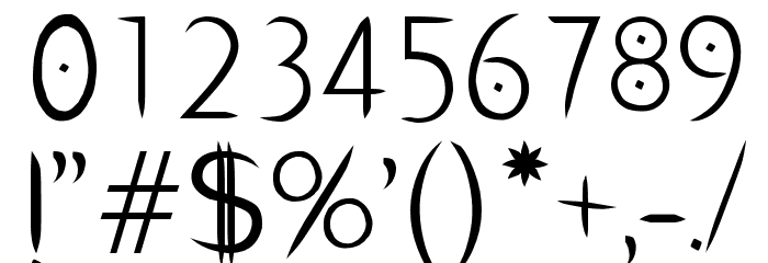 PentaGram s Salemica Regular Font OTHER CHARS