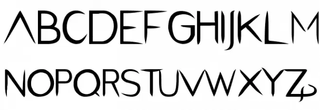 PentaGram s Salemica Regular Шрифта ВЕРХНИЙ