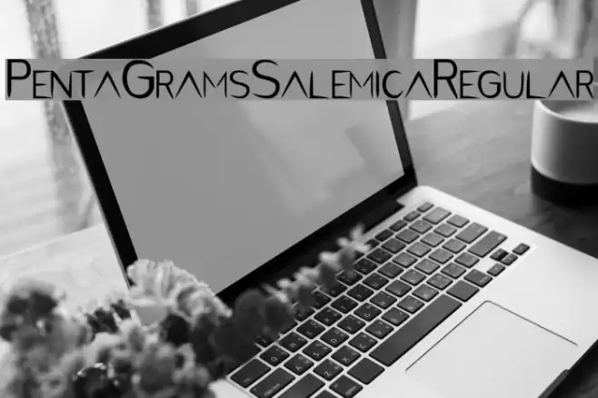 PentaGram s Salemica Regular Font examples