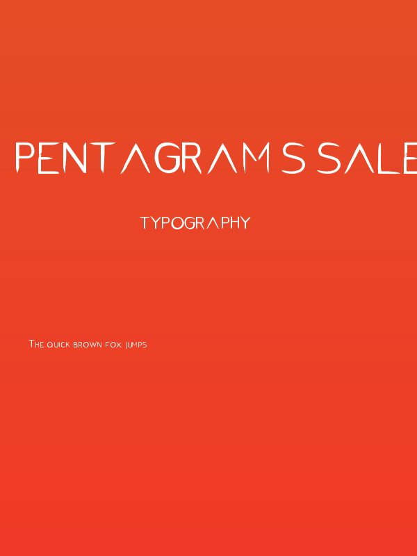 PentaGram s Salemica Poster