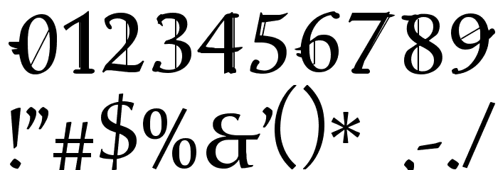 PentaGrams Crafth Regular Font OTHER CHARS