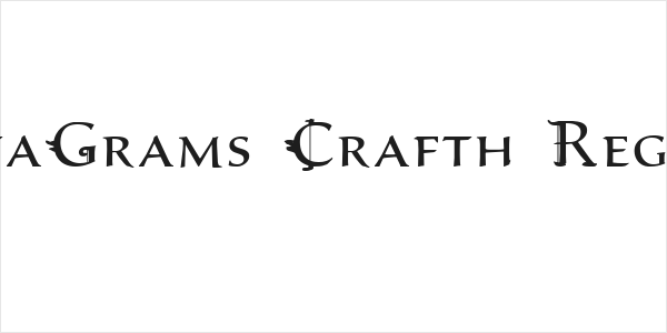 PentaGrams Crafth Regular Logo