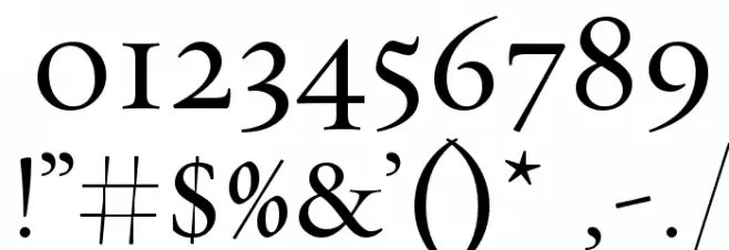 PentaGrams Ghost Whisperers Regular Font OTHER CHARS