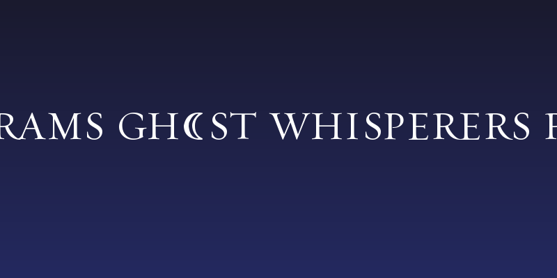 PentaGrams Ghost Whisperers Regular Social Header