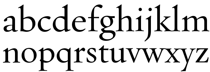 PentaGrams Ghost Whisperers Regular Font LOWERCASE