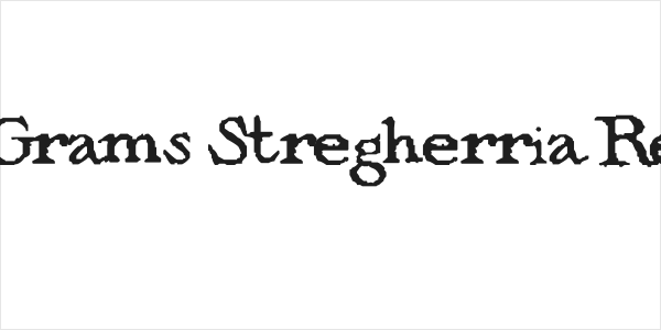 PentaGrams Stregherria Regular Logo