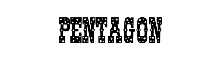 Pentagon Caratteri