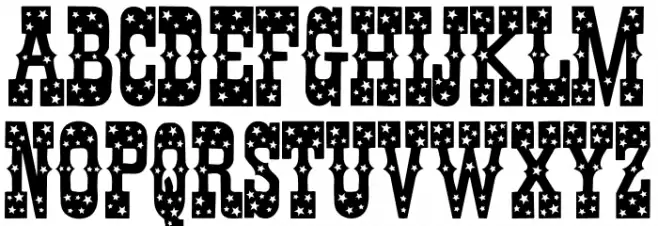 Pentagon Schriftart Groß