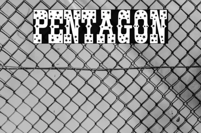 Pentagon Font examples