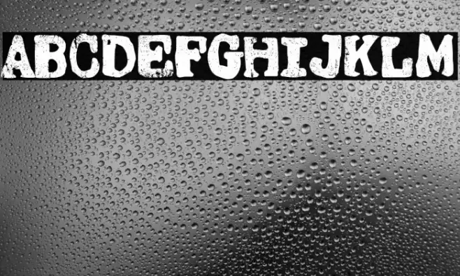 Pentagono Grunge Font examples