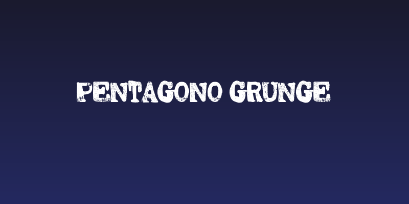 Pentagono Grunge Social Header