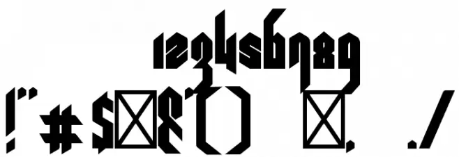 Pentagram Font OTHER CHARS