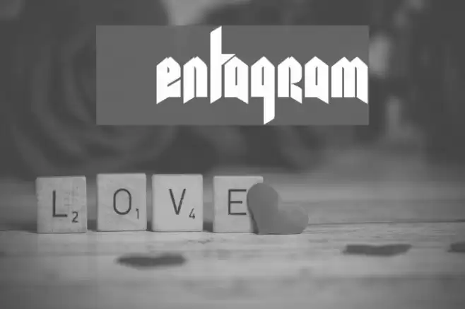 Pentagram Font examples