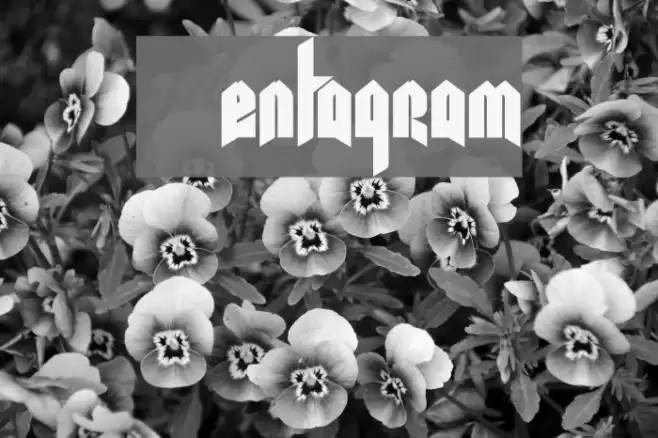 Pentagram Font examples