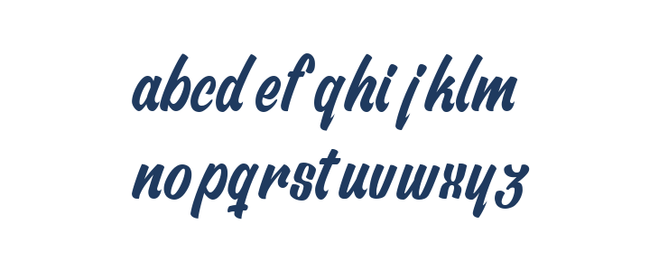 Pentagraph Regular Lowercase