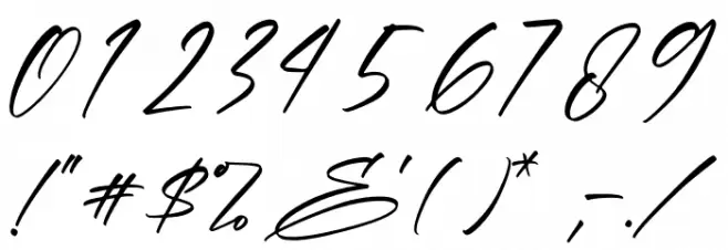 Pentalina Font OTHER CHARS