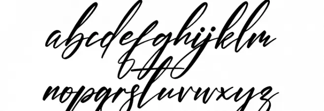 Pentalina Font LOWERCASE