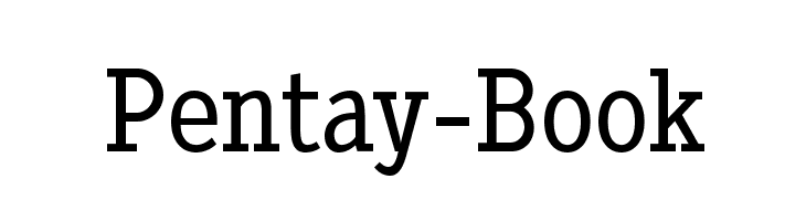 Pentay-Book Font
