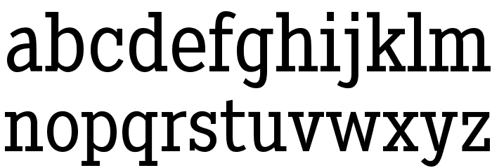 Pentay-Book Font LOWERCASE