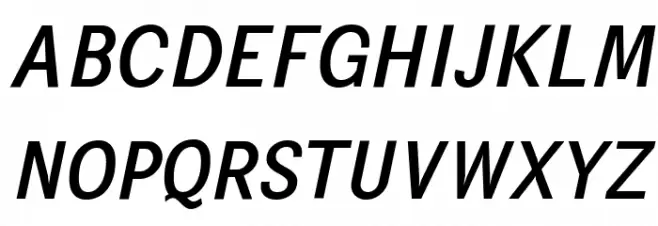 Pentay Sans Reg Italic Polices MAJUSCULES