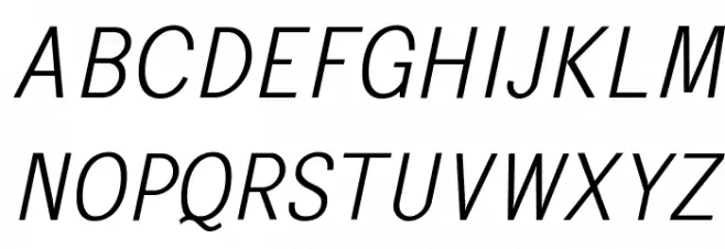 PentaySansLight-Italic Polices MAJUSCULES