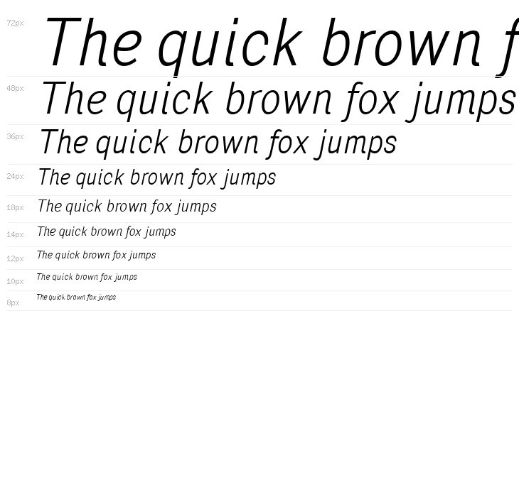 PentaySansLight-Italic Waterfall