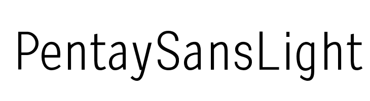 PentaySansLight  フリーフォントのダウンロード