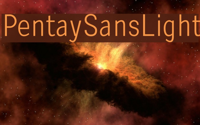 PentaySansLight Font examples