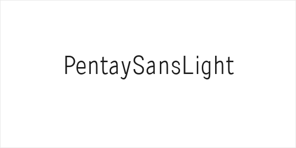 PentaySansLight Logo