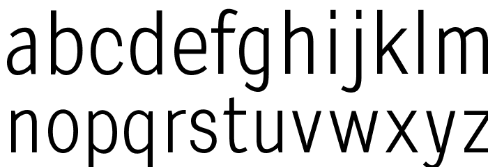 PentaySansLight Font LOWERCASE