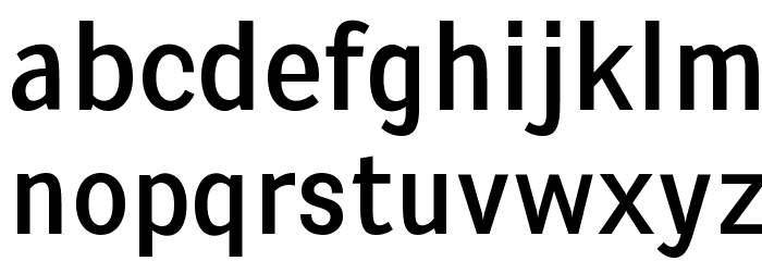 PentaySansReg Font LOWERCASE